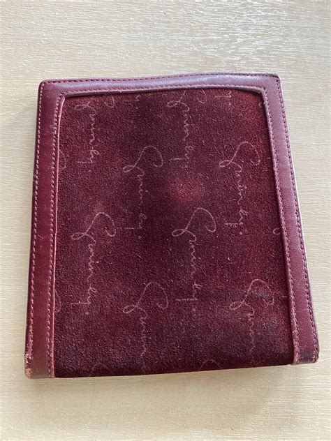 vintage burgundy suede leather mens givenchy wallet|Vintage Givenchy Wallet .